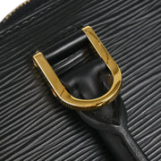 Louis Vuitton 2004 Black Epi Pont Neuf Handbag M52052