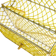 Chanel * Gold Beaded Basket Chain Shoulder Bag