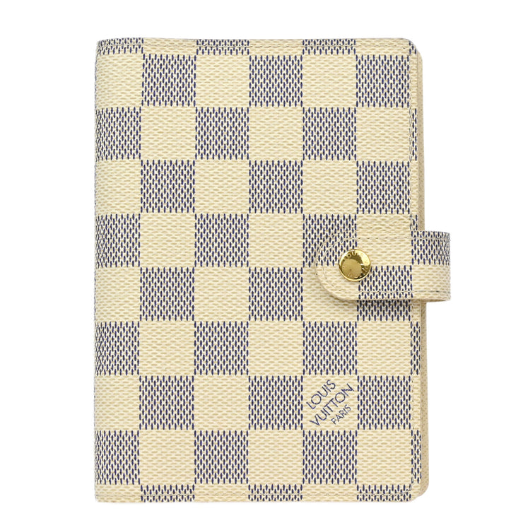 Louis Vuitton 2009 Damier Azur Agenda PM Note Book Cover R20706