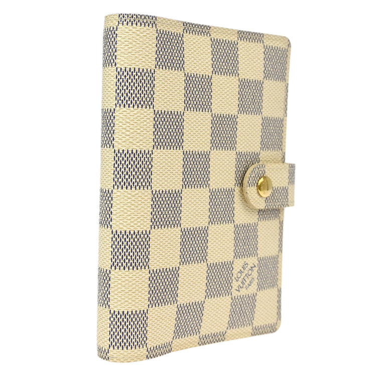 Louis Vuitton 2009 Damier Azur Agenda PM Note Book Cover R20706