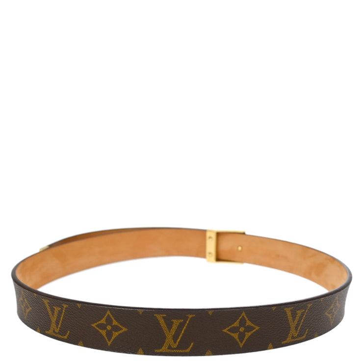 Louis Vuitton 2002 Monogram Ceinture Carre Belt M6800