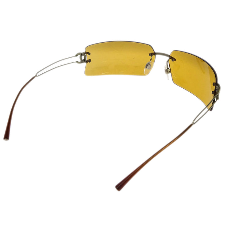 Chanel Sunglasses Eyewear Brown Small Good