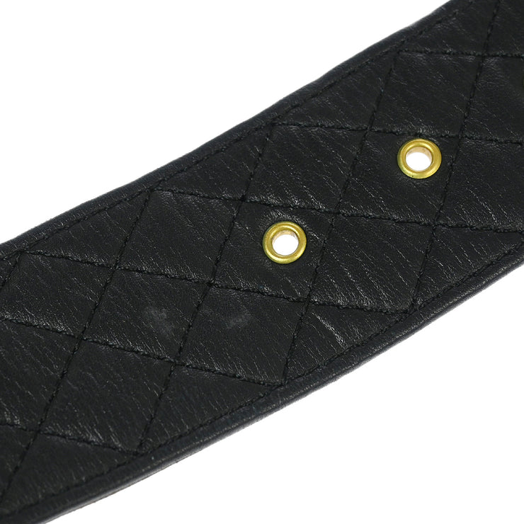 Chanel Black Lambskin Classic Flap Micro Bum Belt Bag 94A