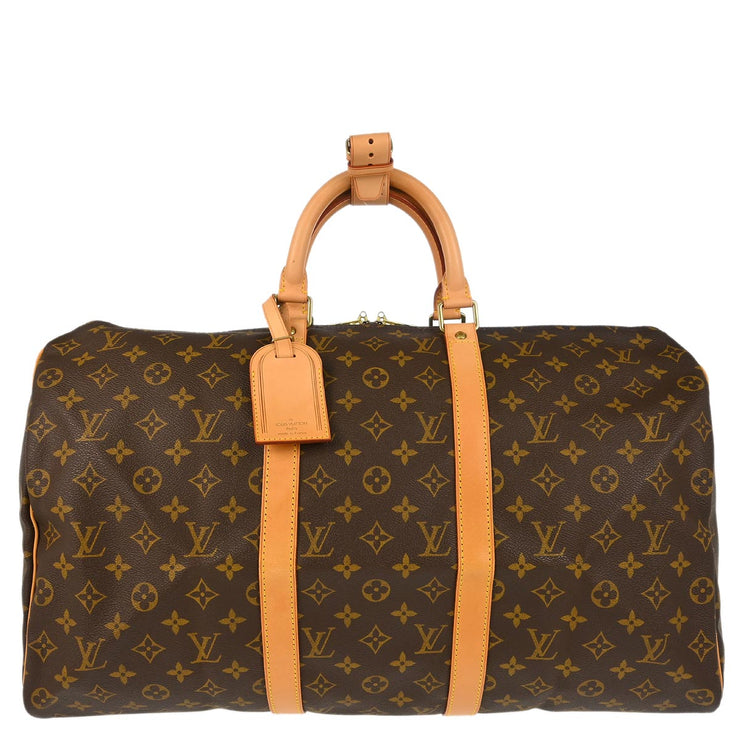 Louis Vuitton 1999 Monogram Keepall 50 Duffle Travel Handbag M41426