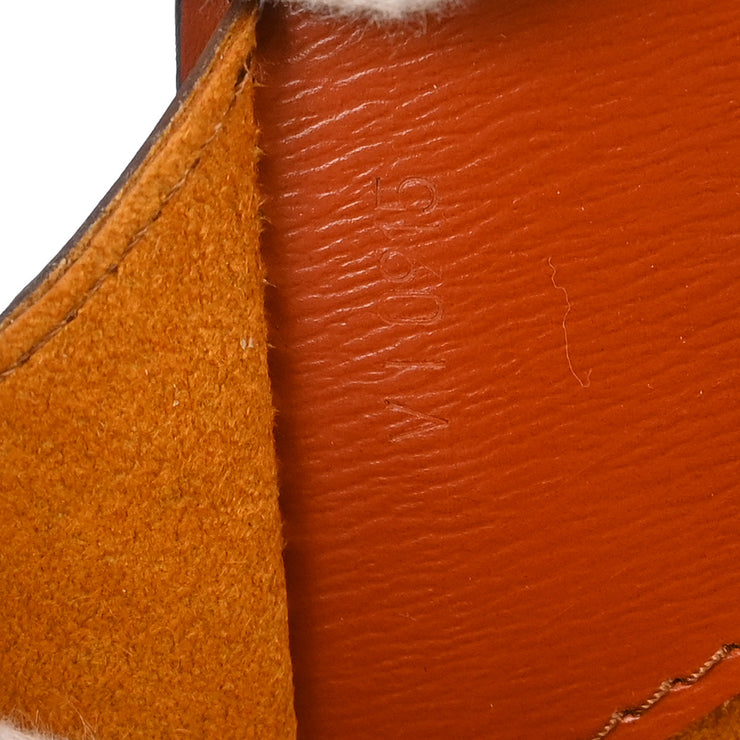 Louis Vuitton 1995 Brown Epi Cluny Shoulder Bag M52253