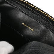 Chanel 1991-1994 Black Caviar Camera Bag Small