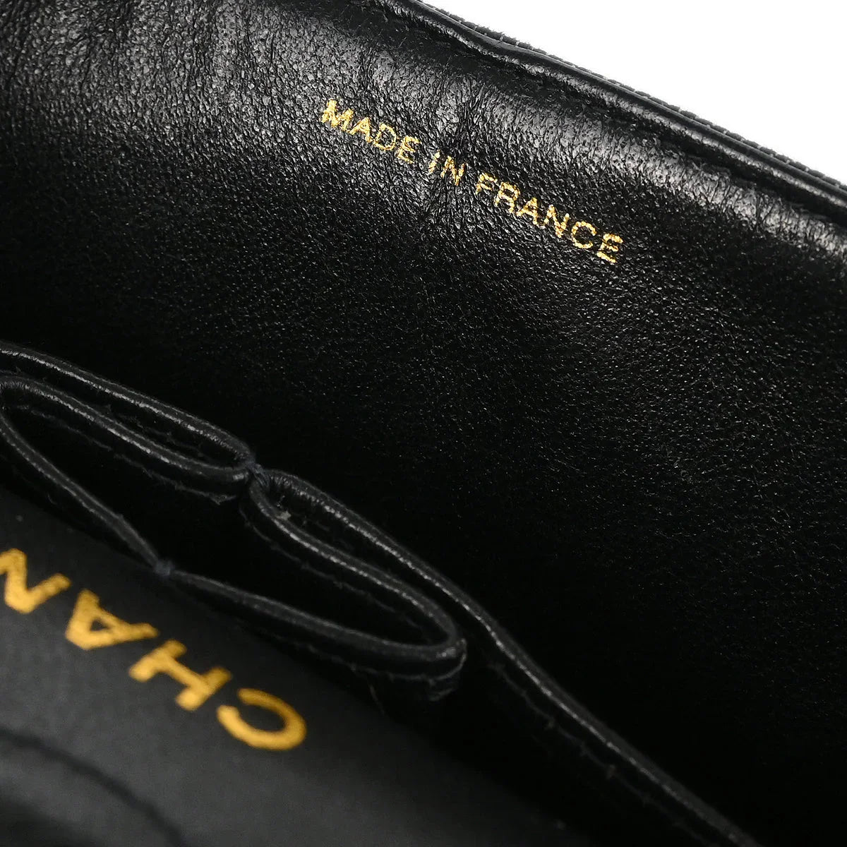 Chanel 1997-1999 Black Denim Small Classic Double Flap Shoulder Bag