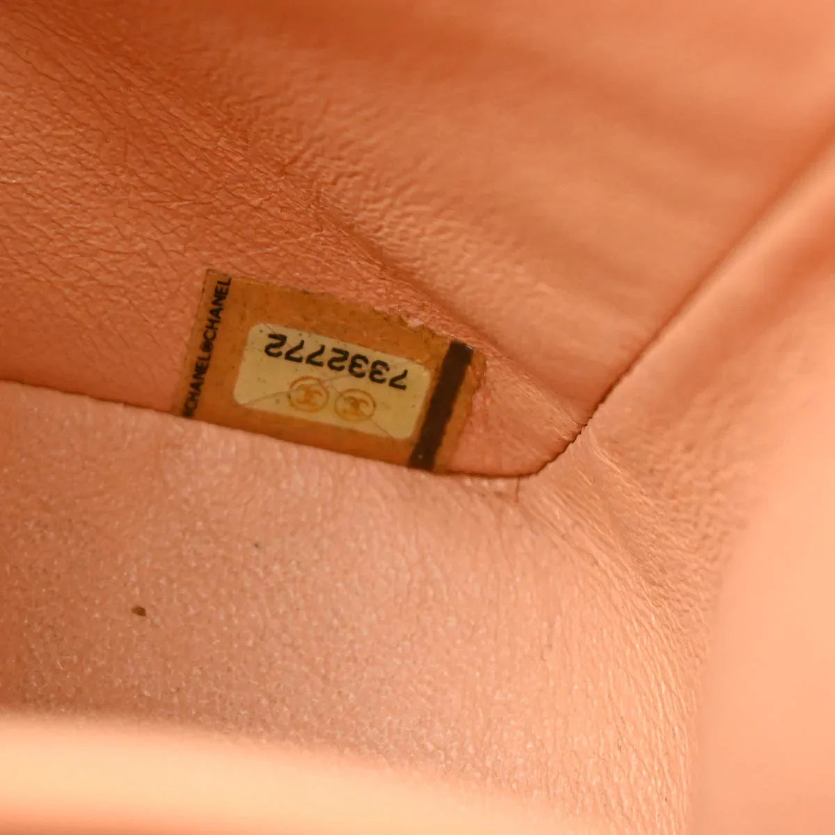 Chanel 2001-2003 Pink Canvas COCO Medium Classic Double Flap Shoulder Bag