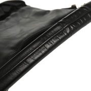 Christian Dior 2004 Black Leather Nylon Ballet Corset Hobo Handbag