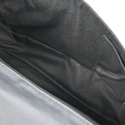 Chanel 2006-2008 Gray Lambskin Straight Flap Shoulder Bag