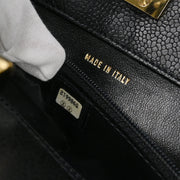 Chanel 1997-1999 Black Caviar Chain Shoulder Tote Bag