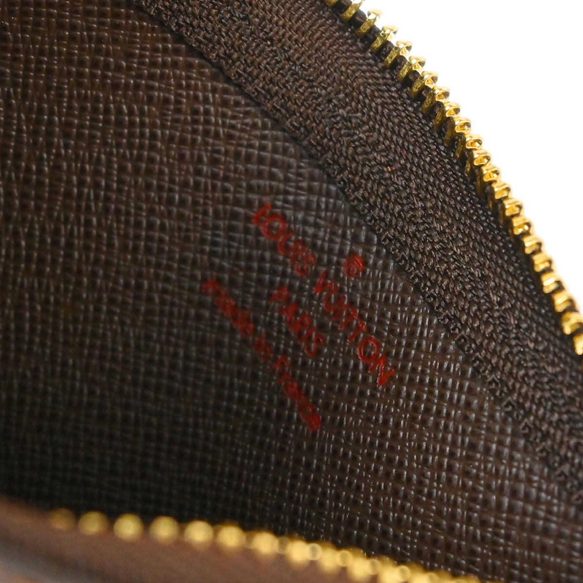 Louis Vuitton 2013 Damier Pochette Cles Coin Case Wallet Purse N62658