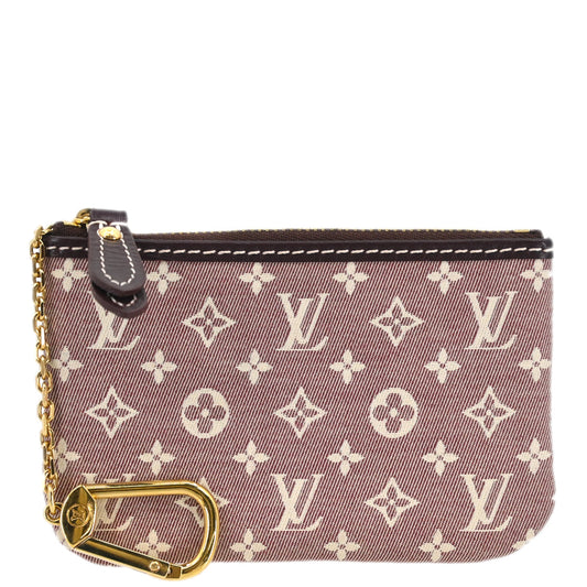 Louis Vuitton 2010 Red Monogram Idylle Pochette Cles Coin Case