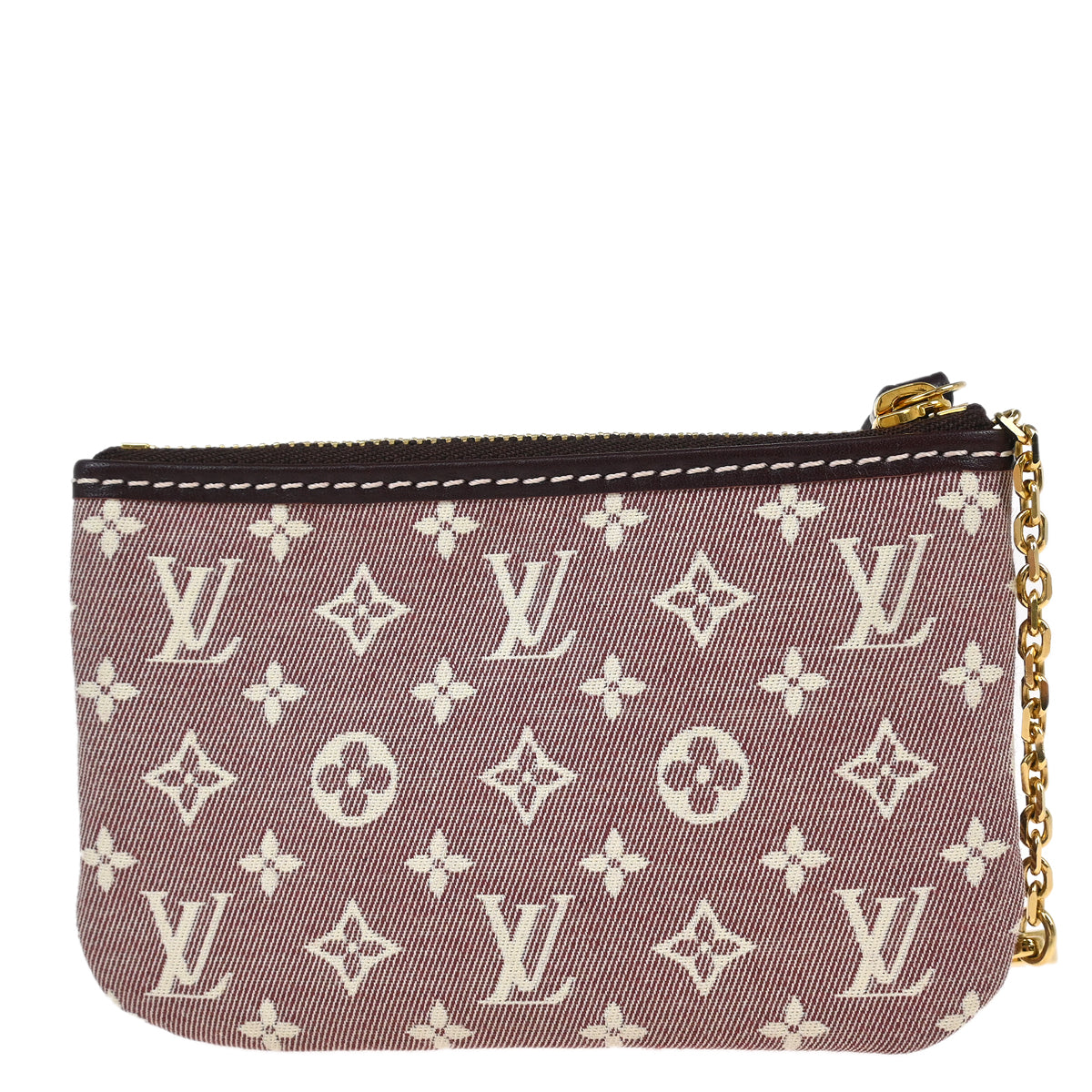 Louis Vuitton 2010 Red Monogram Idylle Pochette Cles Coin Case