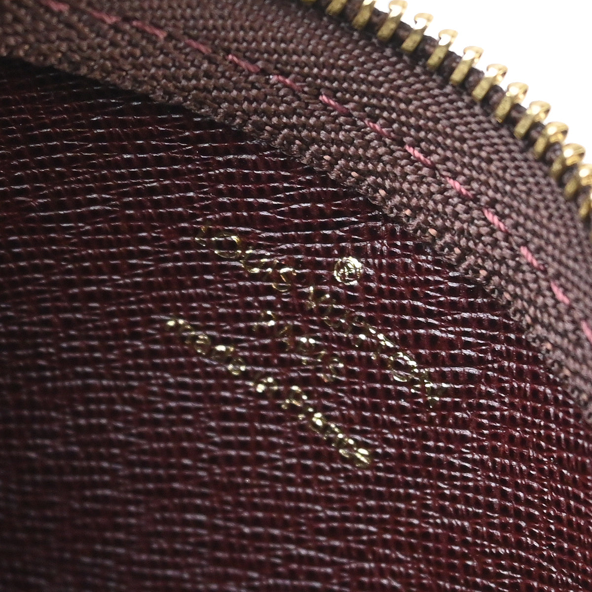 Louis Vuitton 2010 Red Monogram Idylle Pochette Cles Coin Case