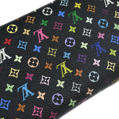Louis Vuitton Black Multicolor Zippy Wallet M60243