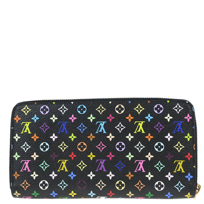 Louis Vuitton 2016 Black Multicolor Zippy Wallet M60243