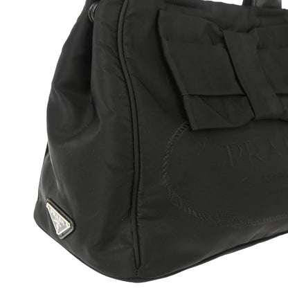 Prada Black Nylon 2way Shoulder Handbag