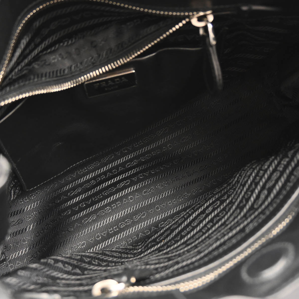 Prada Black Nylon 2way Shoulder Handbag