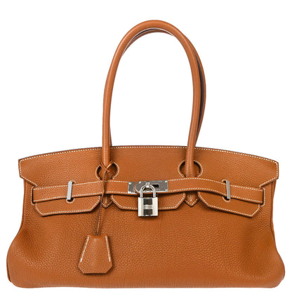 Hermes 2010 Gold Clemence JPG Shoulder Birkin