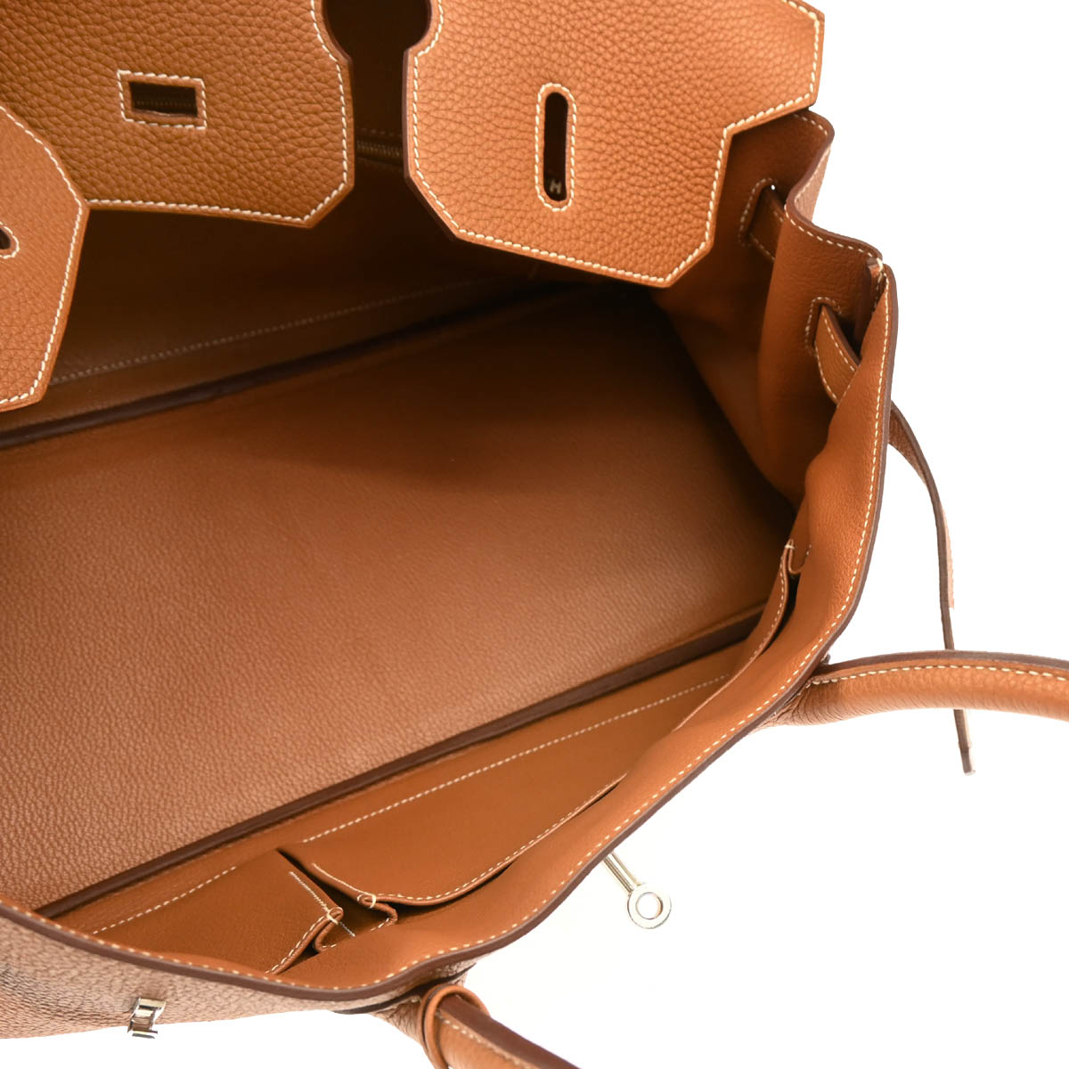 Hermes 2010 Gold Clemence JPG Shoulder Birkin