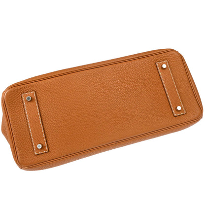 Hermes 2010 Gold Clemence JPG Shoulder Birkin