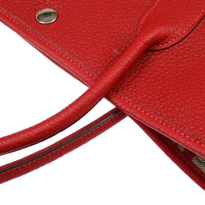 Hermes 2016 Rouge Vif Negonda Garden Party 36 PM Tote Handbag
