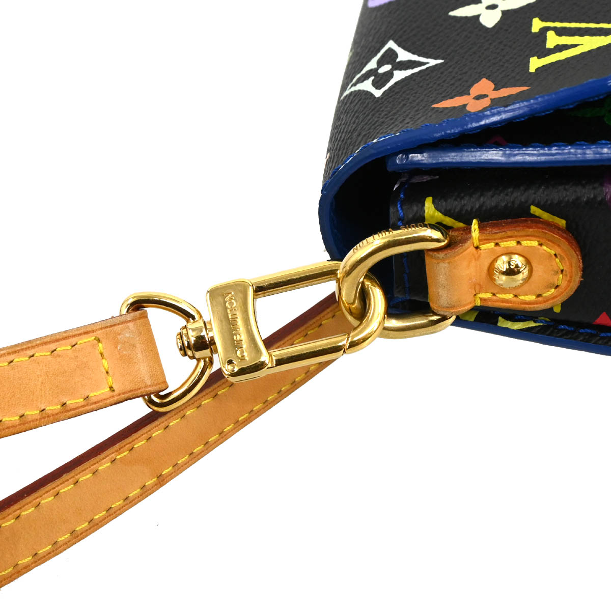 Louis Vuitton 2012 Black Multicolor Heart Breaker Shoulder Bag M40659