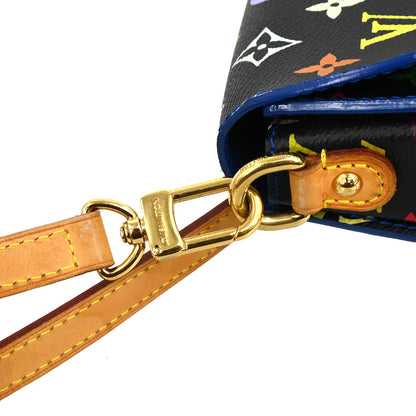 Louis Vuitton 2012 Black Multicolor Heart Breaker Shoulder Bag M40659