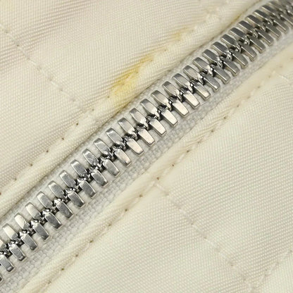 Chanel 2000-2002 White Nylon Sport Line Choco Bar Bottle Holder Shoulder Bag