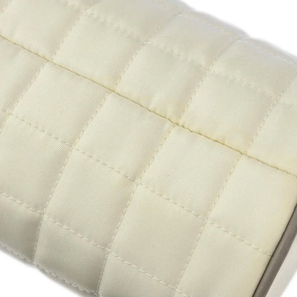 Chanel 2000-2002 White Nylon Sport Line Choco Bar Bottle Holder Shoulder Bag