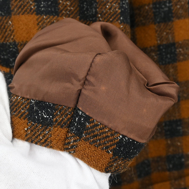 Christian Dior Collarless Jacket Brown #M