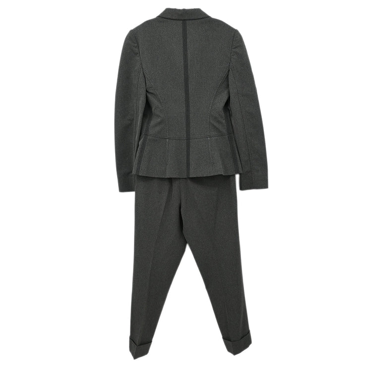 Prada 2007 Setup Jacket Pants Gray #38 #38S