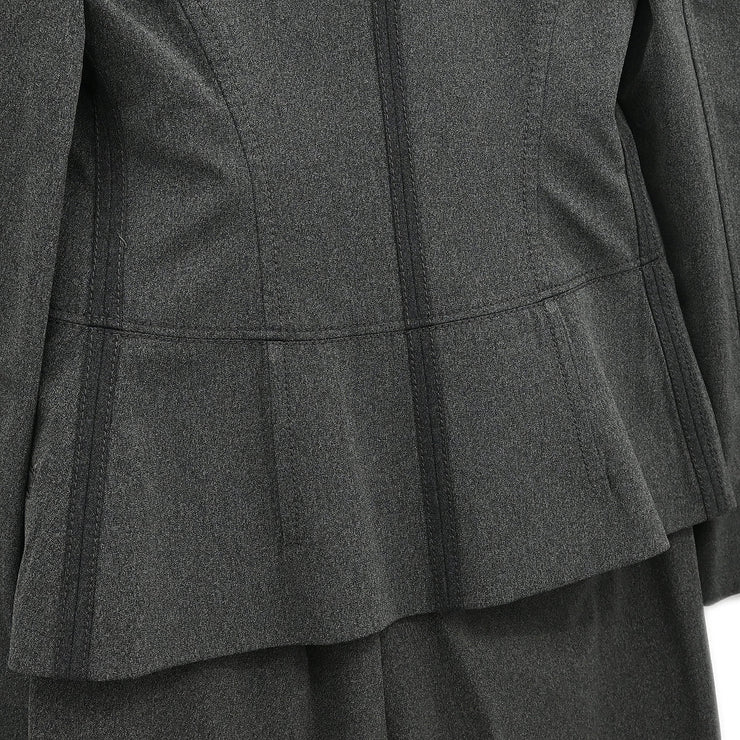 Prada 2007 Setup Jacket Pants Gray #38 #38S