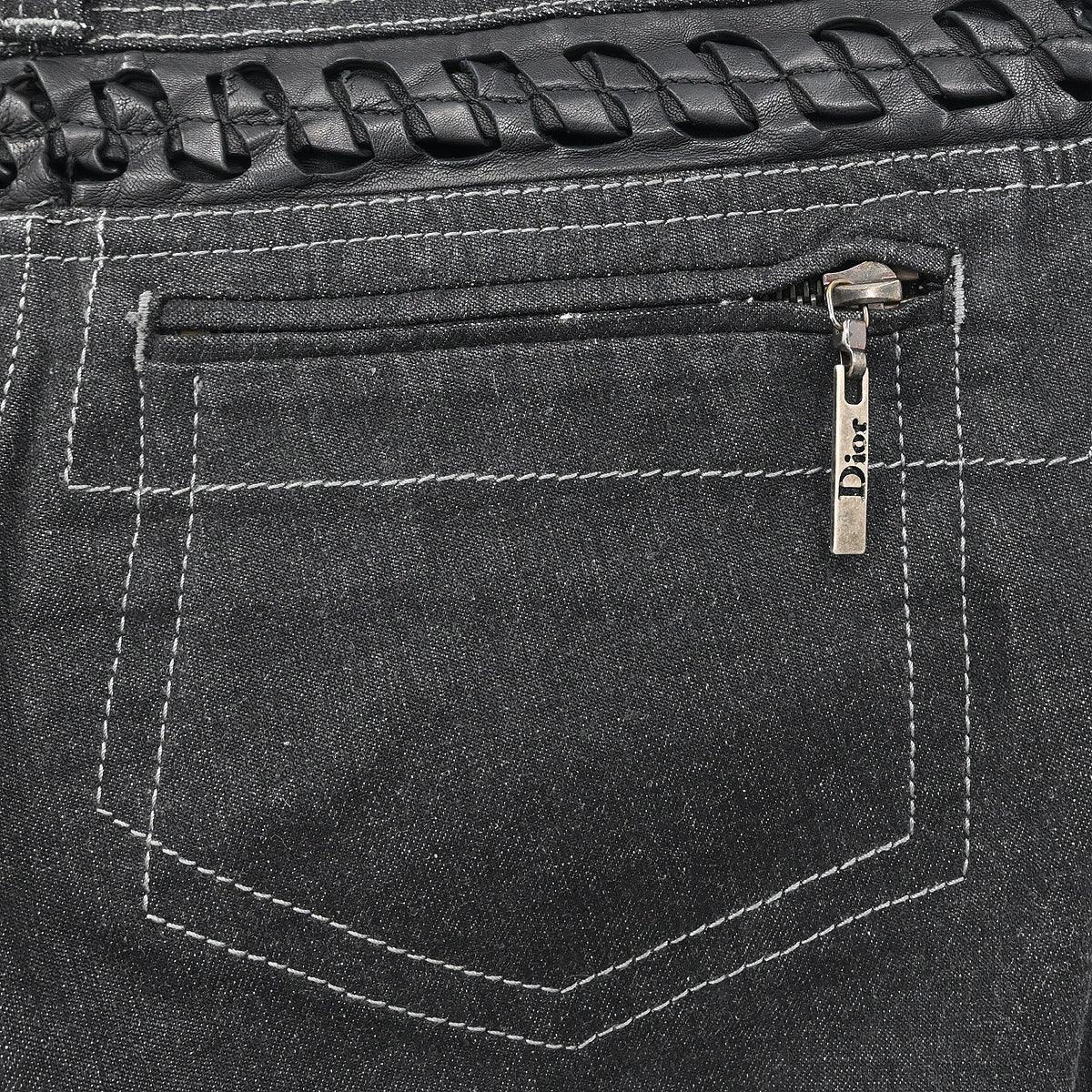 Christian Dior Denim Pants Black #38