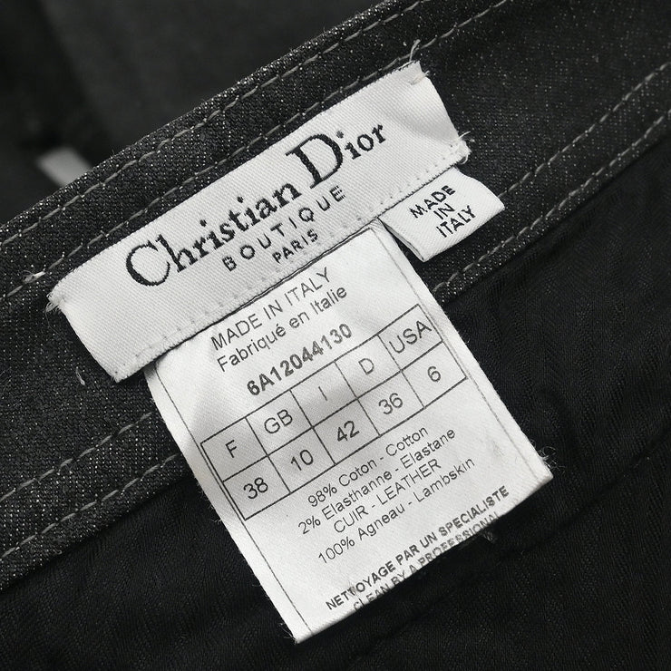 Christian Dior 2006 Denim Pants Black #42