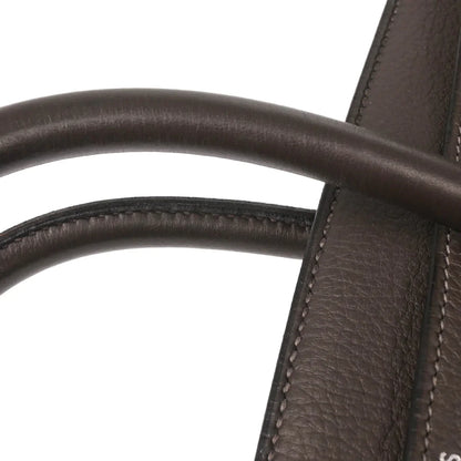 Hermes Graphite Togo Haut a Courroies 50 Handbag