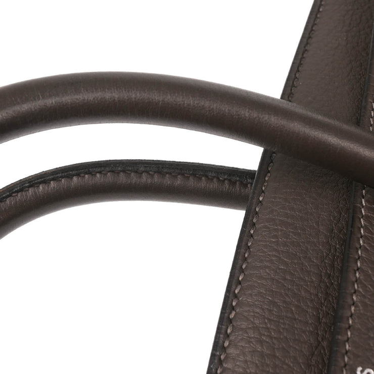 Hermes 2001 Graphite Togo Haut a Courroies 50 Handbag