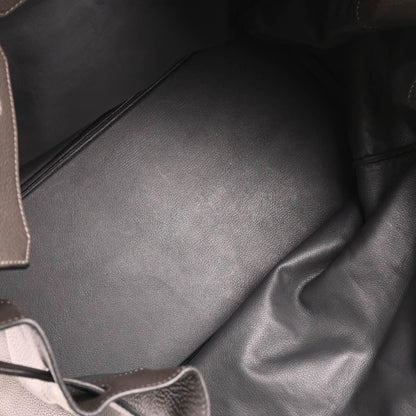Hermes Graphite Togo Haut a Courroies 50 Handbag