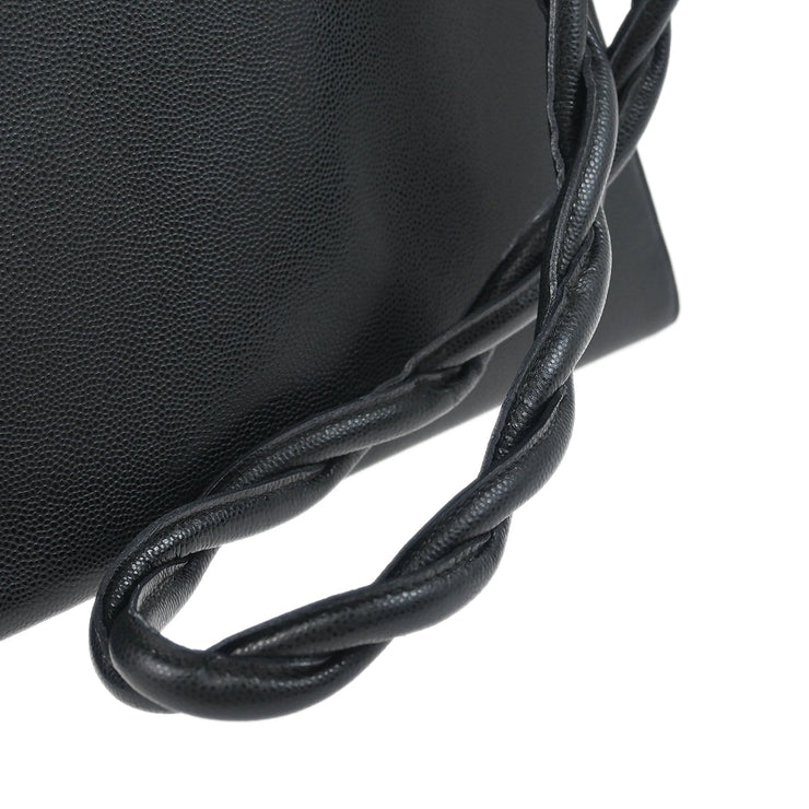 Chanel 1997-1999 Black Caviar Shoulder Bag