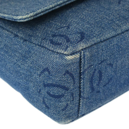 Chanel 2002-2003 Blue Denim Handbag