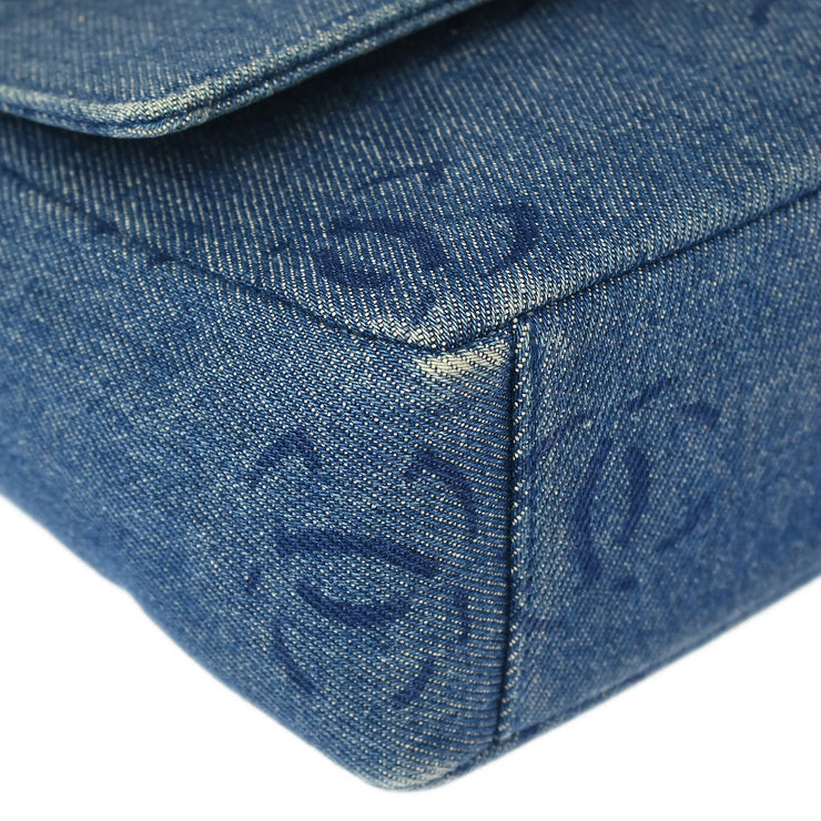 Chanel 2002-2003 Blue Denim Handbag