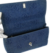 Chanel 2002-2003 Blue Denim Handbag