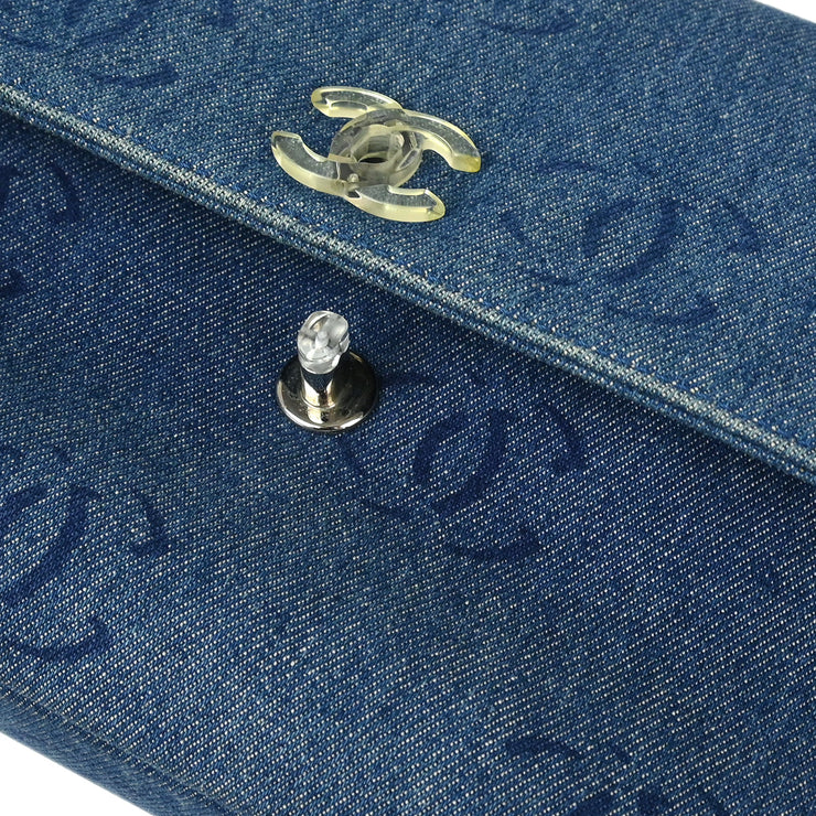 Chanel 2002-2003 Blue Denim Handbag