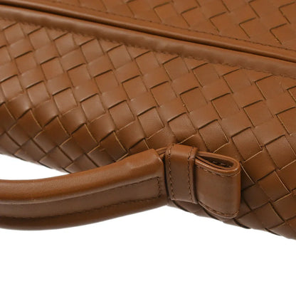 Bottega Veneta Brown Intrecciato Briefcase Handbag