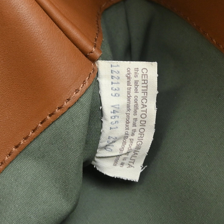 Bottega Veneta Brown Intrecciato Briefcase Handbag