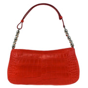 Christian Dior * 2000 Red Alligator Malice Handbag