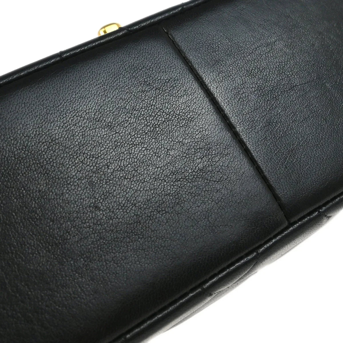 Chanel 1994-1996 Black Lambskin Medium Diana Shoulder Bag