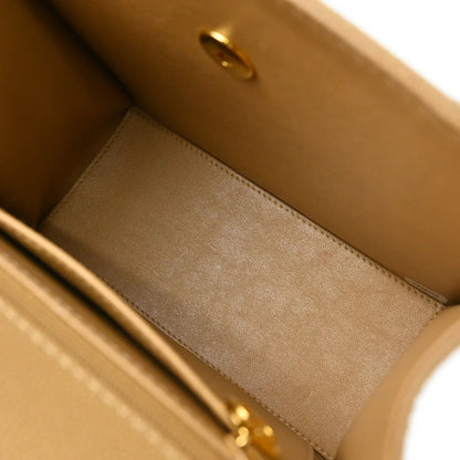 Chanel 1997-1999 Beige Caviar Shoulder Bag