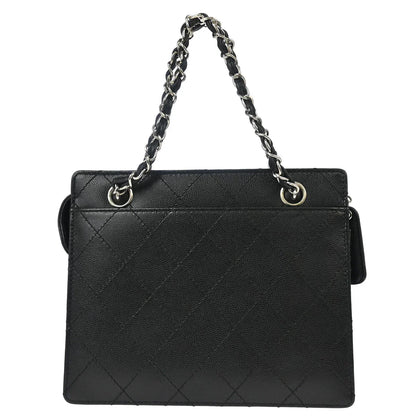 Chanel 1997-1999 Black Caviar Handbag